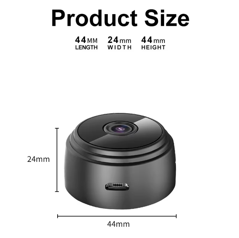 Mini WiFi Spy Camera HD 1080P - Wireless Hidden Security Cam - Pakistan