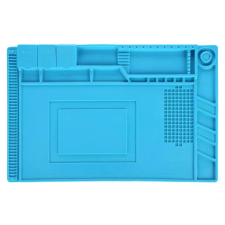 ESD Anti-Static Heat Resistant Silicone Repair Mat - Workbench Mat for Electronics