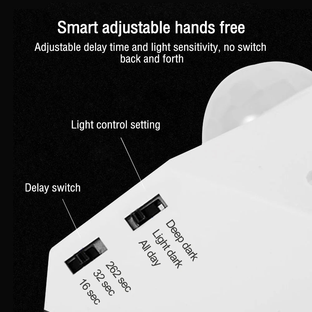 Smart Motion Sensor Light & Bulb Holder – Automatic PIR Sensor Holder E-27 Base