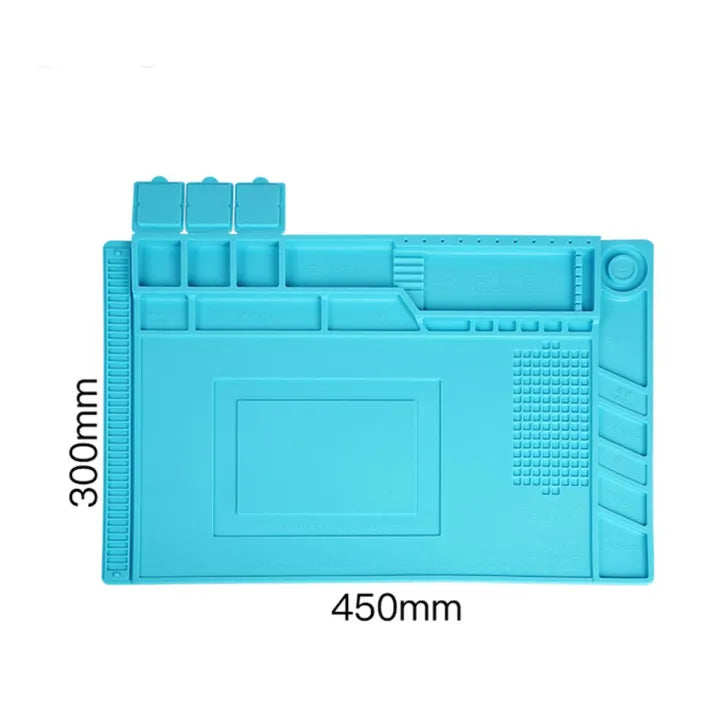 ESD Anti-Static Heat Resistant Silicone Repair Mat - Workbench Mat for Electronics