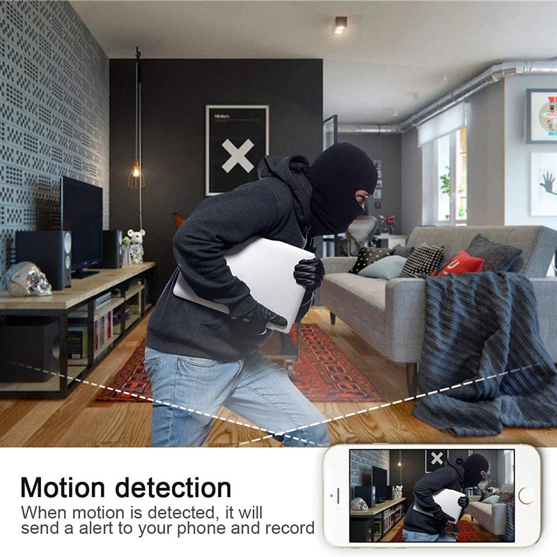 Mini Table Clock Camera 4K – Hidden Camera with WiFi & Night Vision for Smart Security