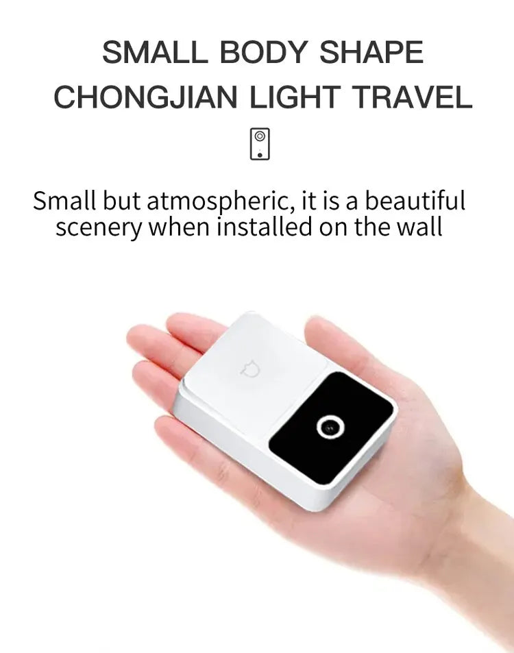 Smart Wireless Video Doorbell Camera 1080p with 10+ Functions