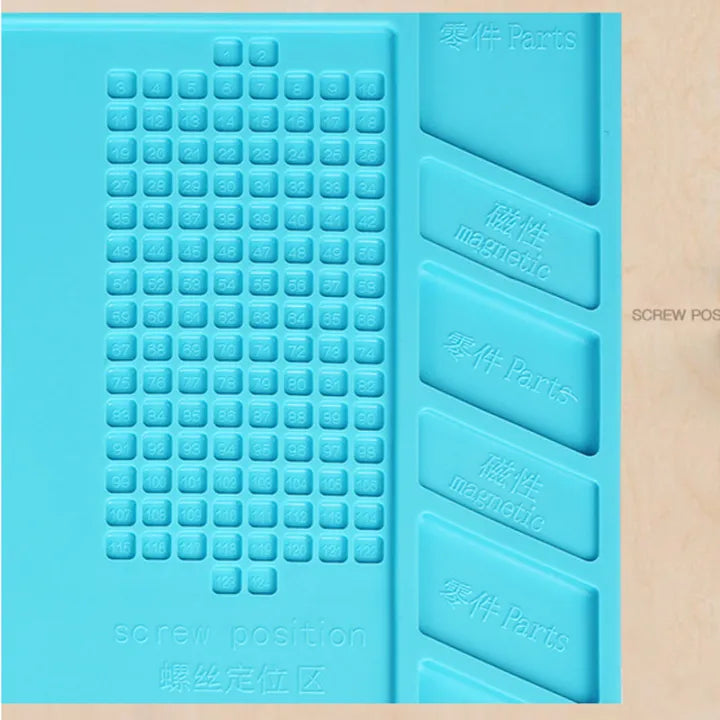 ESD Anti-Static Heat Resistant Silicone Repair Mat - Workbench Mat for Electronics