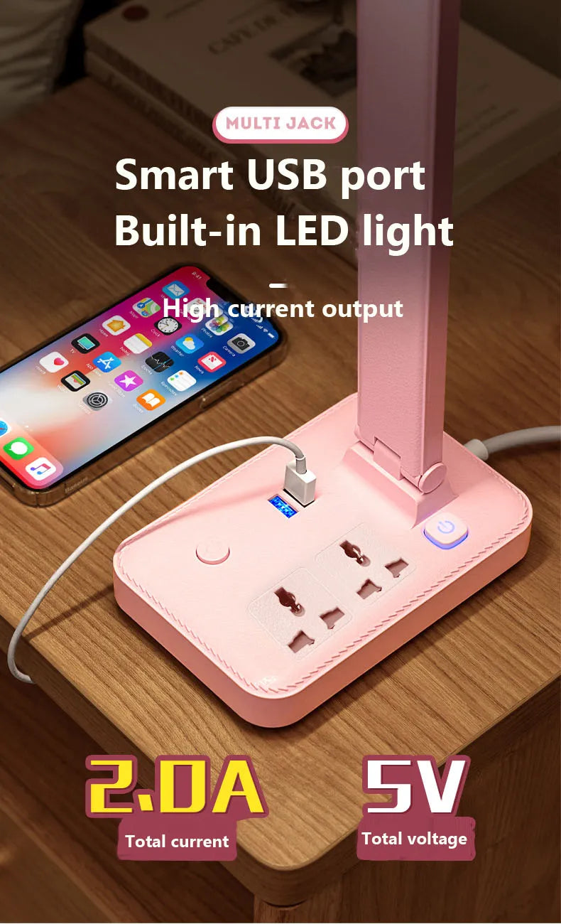 Smart LED Desk Lamp Pro - Eye Protection, Dimmable, Adjustable
