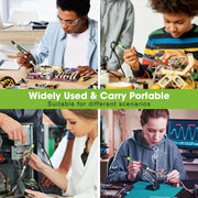 100w soldering iron kit package contents view | Smaronics