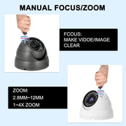 1080P Analog CCTV Camera 4-in-1 side profile | Smaronics