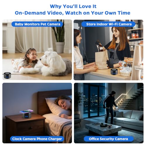 1080p indoor security camera for home package contents view | Smaronic