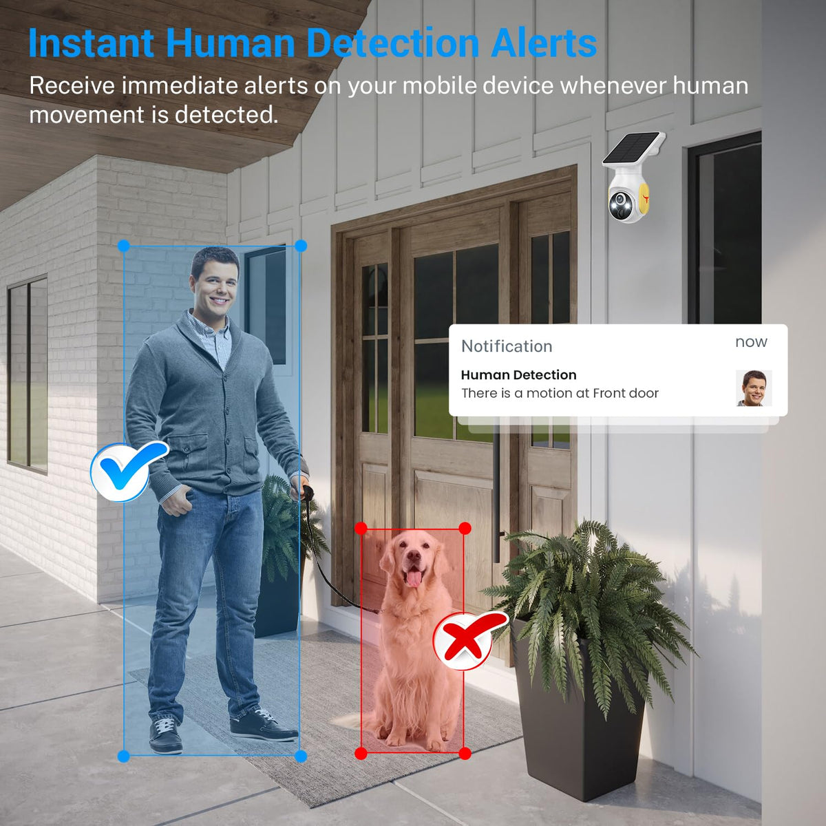 1080p wireless security camera side profile product view | Smaronics