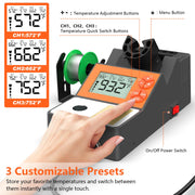 140W Digital Soldering Station Kit clip and build detail | Smaronics