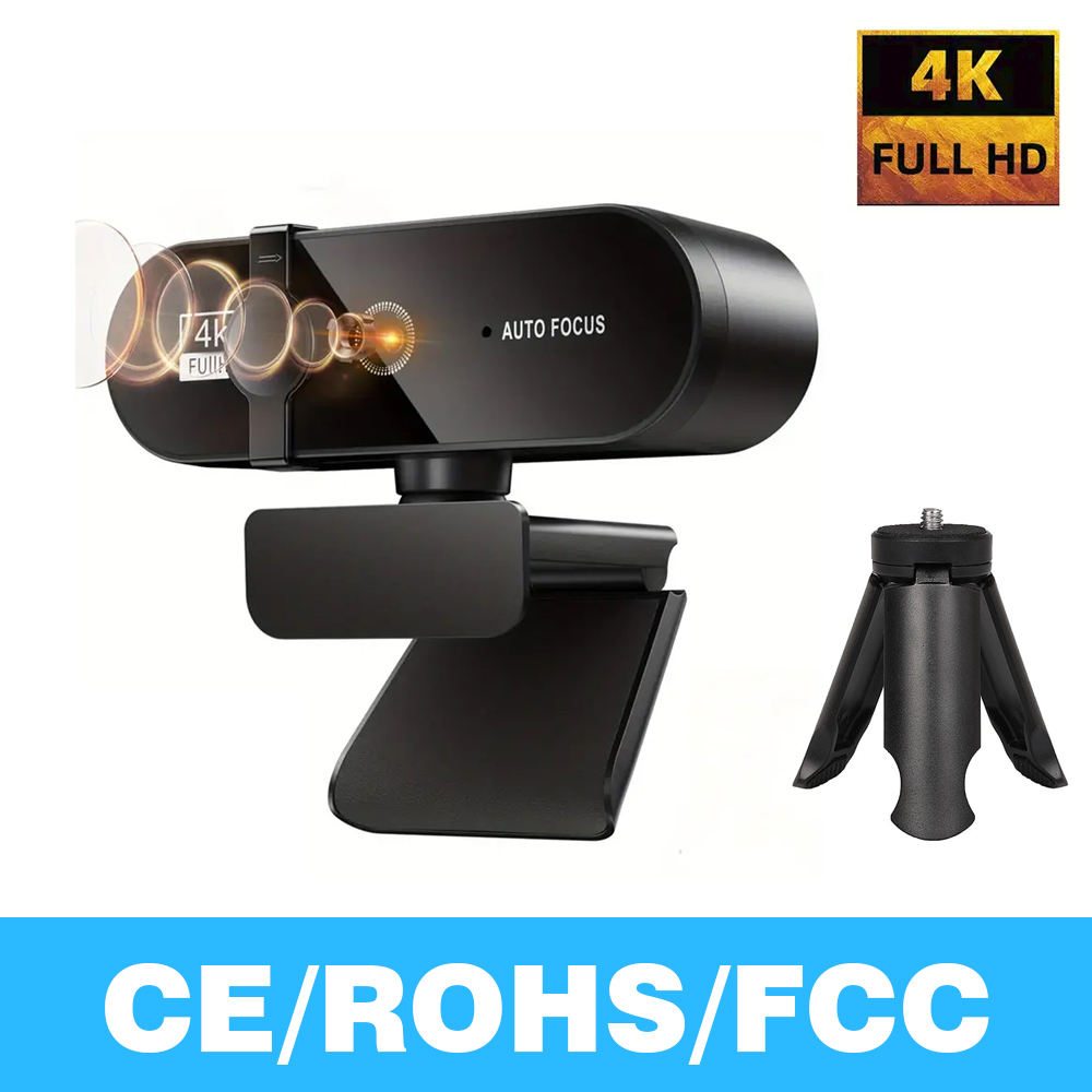 1080P USB Webcam with Autofocus, Microphone and Privacy Cover