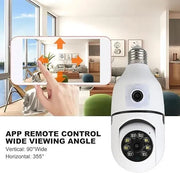 Dual lens WIFI Bulb Fisheye Camera 4MP