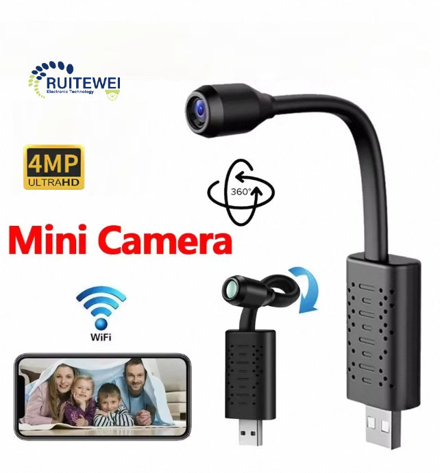Mini WiFi IP Camera with Night Vision and Cloud Storage