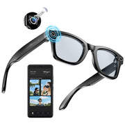 W610 4K Camera Glasses with Dual Mic Noise Cancellation