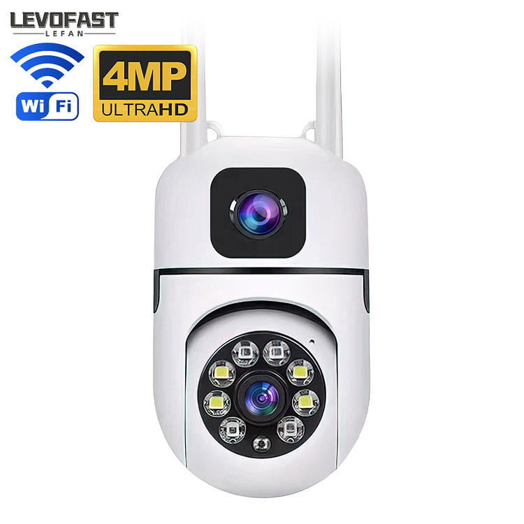V380 Pro Dual Lens WiFi Dome Camera 4MP