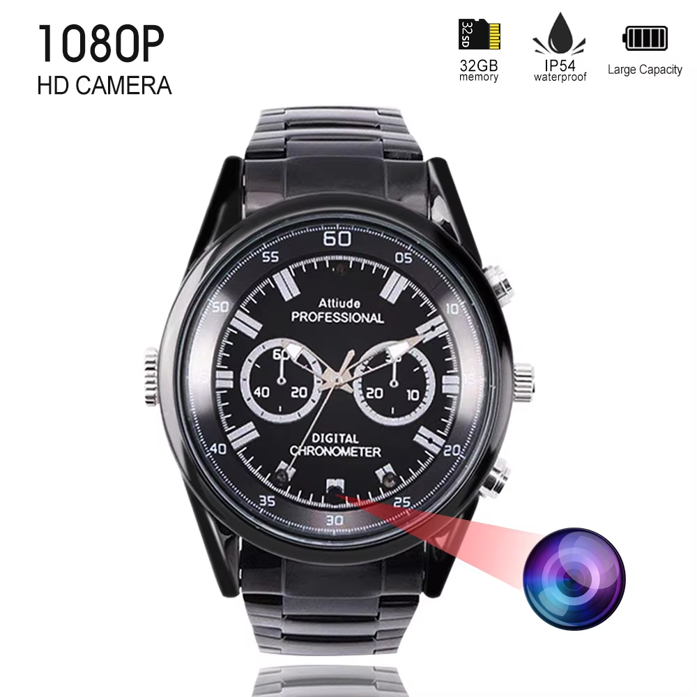 Wrist Camera Watch with Night Vision and Built In Microphone