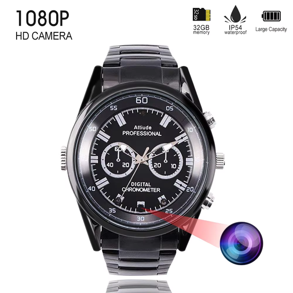 Wrist Camera Watch with Night Vision and Built In Microphone