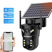 Outdoor Solar PTZ Security Camera 6MP