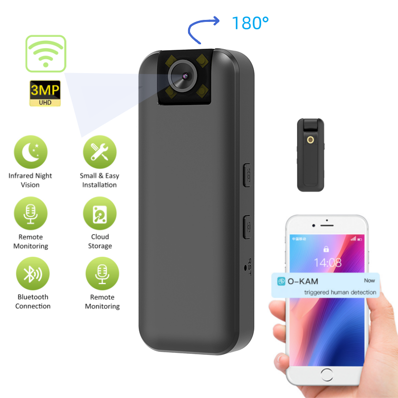 OKam CB77W Battery WiFi Camera with Human Detection