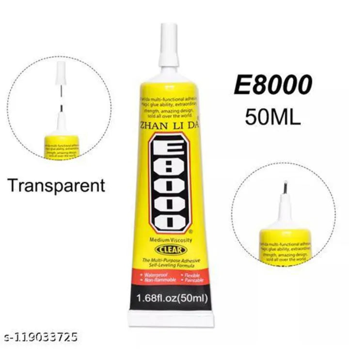 Zhanlida E8000 50ml Transparent Multi-Purpose Adhesive Glue