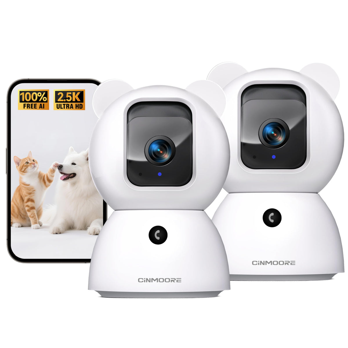 2.5K Indoor Security Camera 4pack image 10