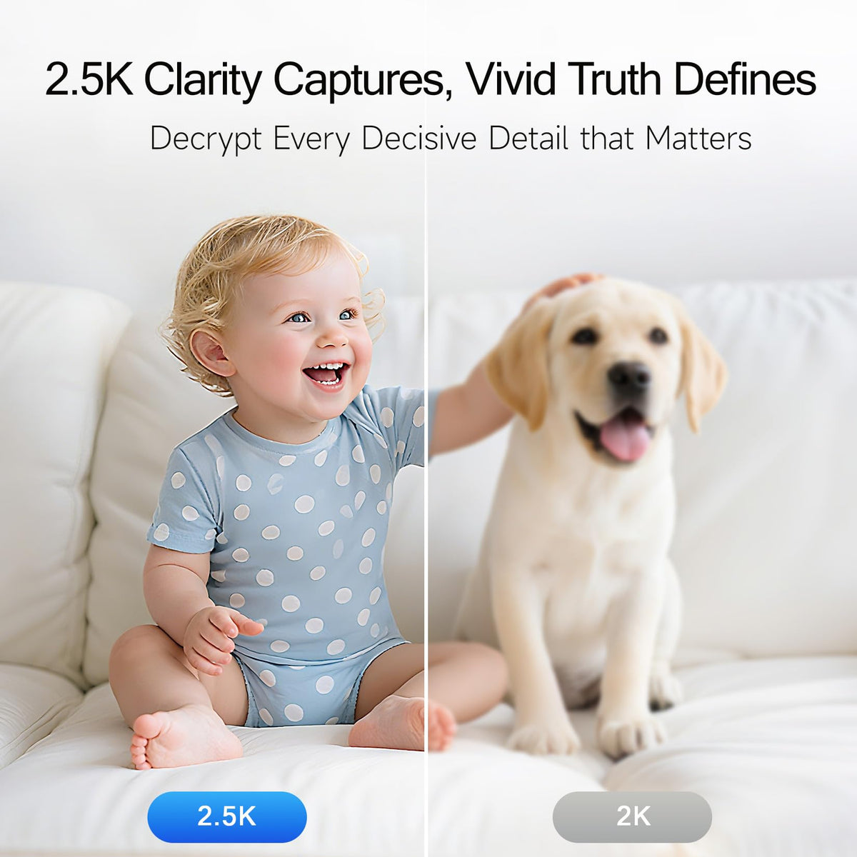 2.5K Indoor Security Camera 4pack image 4