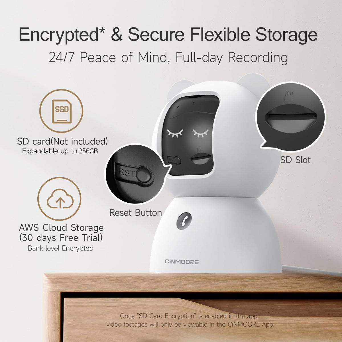 2.5K Indoor Security Camera 4pack image 5