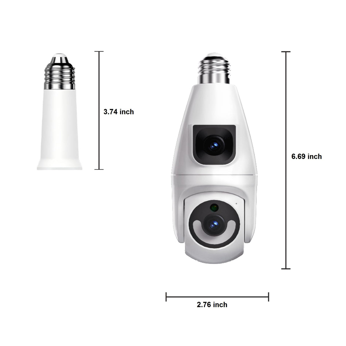 2-in-1 Fixed-PTZ Camera with Audio for Home Surveillance image 9