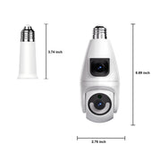 2-in-1 Fixed-PTZ Camera with Audio for Home Surveillance image 9
