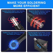 2-in-1 Micro Soldering Station with Hot Air Gun image 4