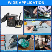 2-in-1 Micro Soldering Station with Hot Air Gun image 7