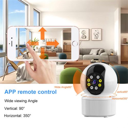 V380 3MP WiFi Smart IP Camera - Two-Way Audio, Night Vision, Motion Detection
