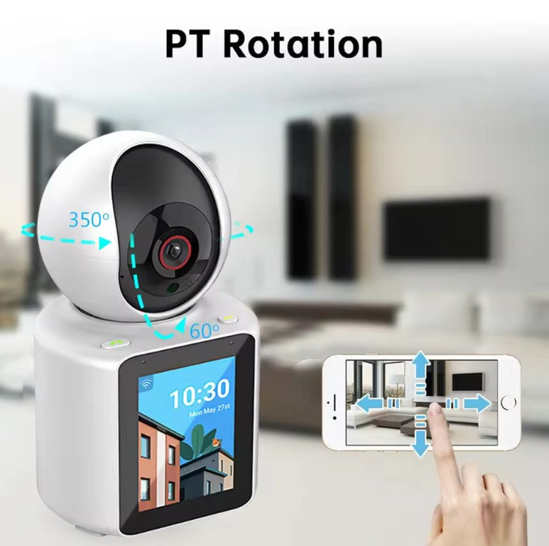 1080P WiFi Smart Camera with Two-Way Audio & Auto Tracking