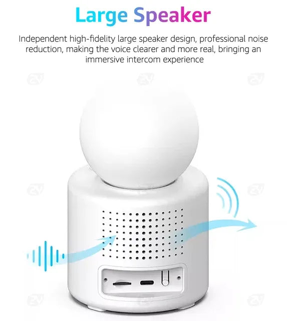 1080P WiFi Smart Camera with Two-Way Audio & Auto Tracking