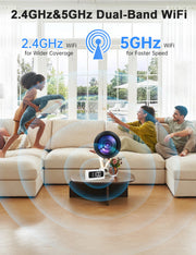 Smart Table Clock Camera – 1080P WiFi Motion Detection