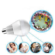 V9 WiFi Bulb Camera with 360 Degree View and Two Way Audio