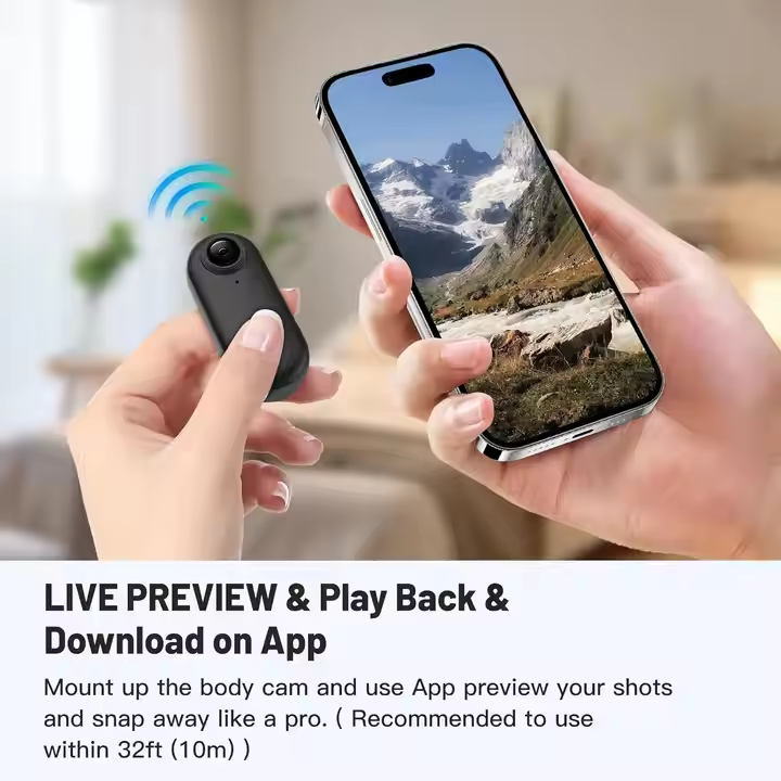 H88 1080P Waterproof Vlogging Camera for Sports and Outdoors