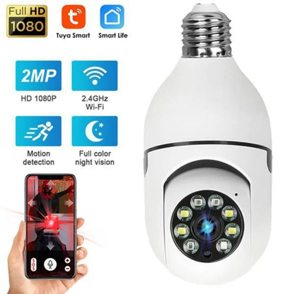 WiFi PTZ Bulb Camera E27