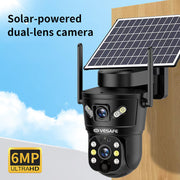 Outdoor Solar PTZ Security Camera 6MP