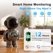 2K Clock Indoor Camera with 2-Way Audio & AI Motion Detection image 3