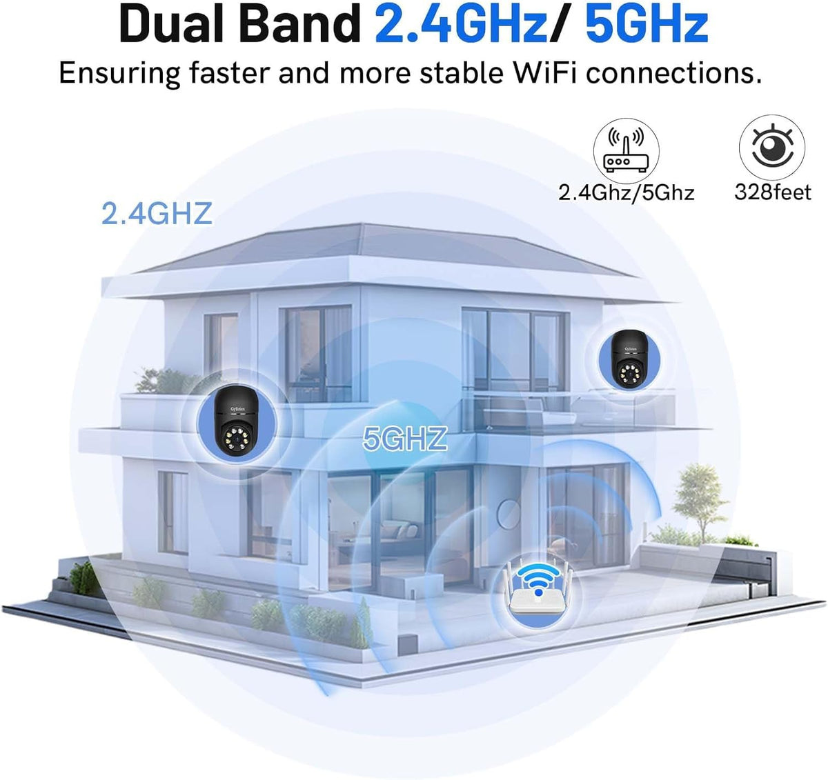 2k light bulb camera outdoor rear design product view | Smaronics