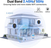2k light bulb camera outdoor rear design product view | Smaronics