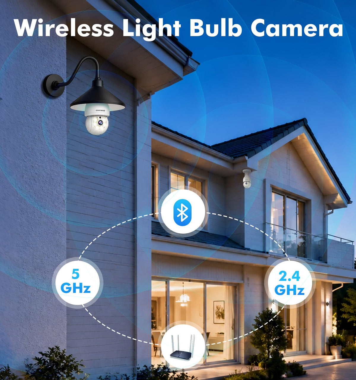 2K Light Bulb Security Camera image 2