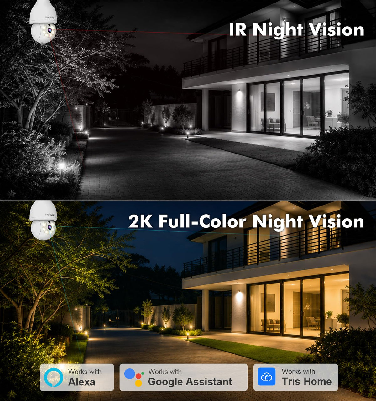 2K Light Bulb Security Camera image 4