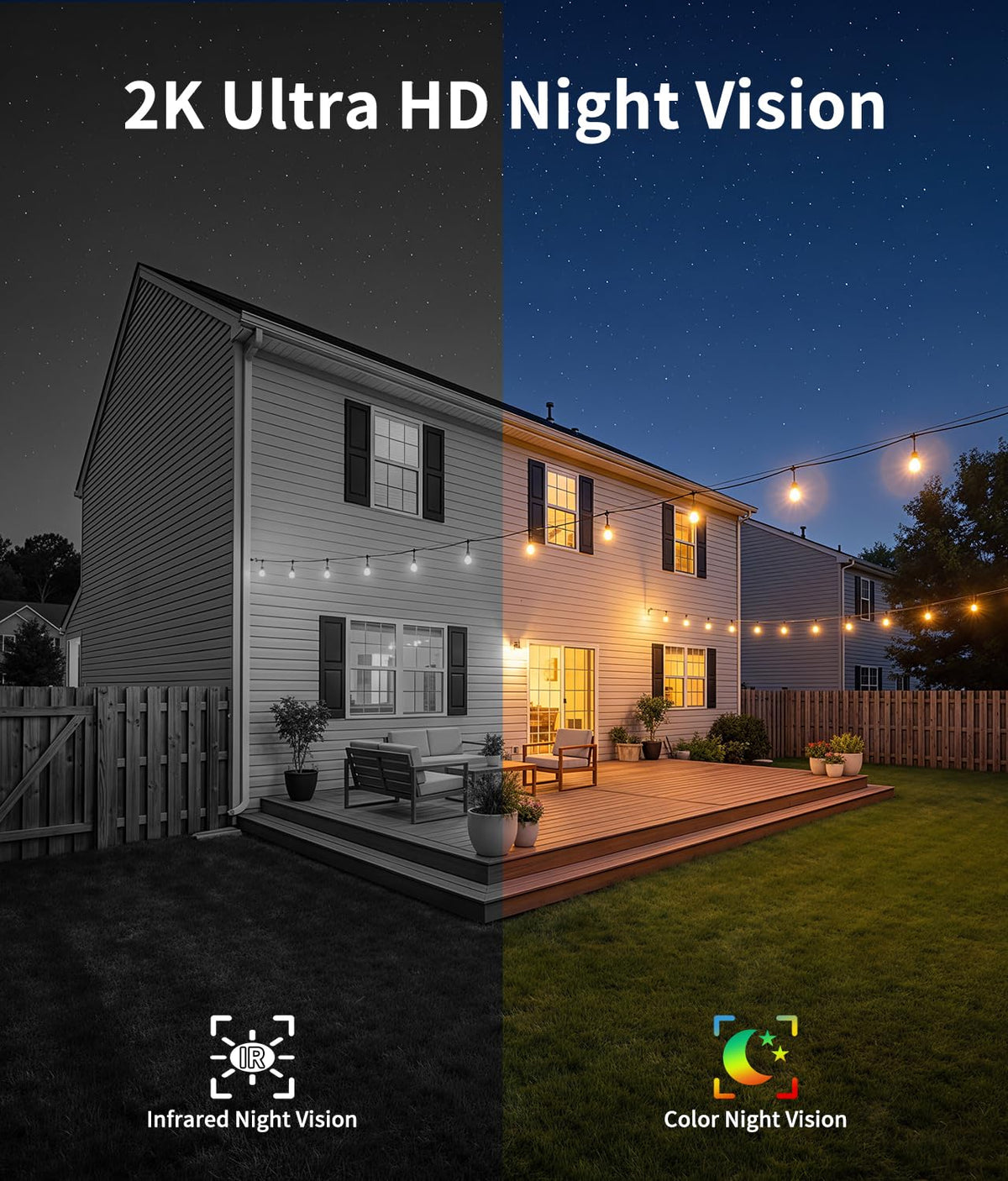 2K Security Camera Outdoor WiFi clip and build detail | Smaronics