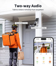 2K Security Camera Outdoor WiFi feature close up view | Smaronics