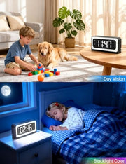 2K Smart Clock Camera with Night Vision rear design | Smaronics
