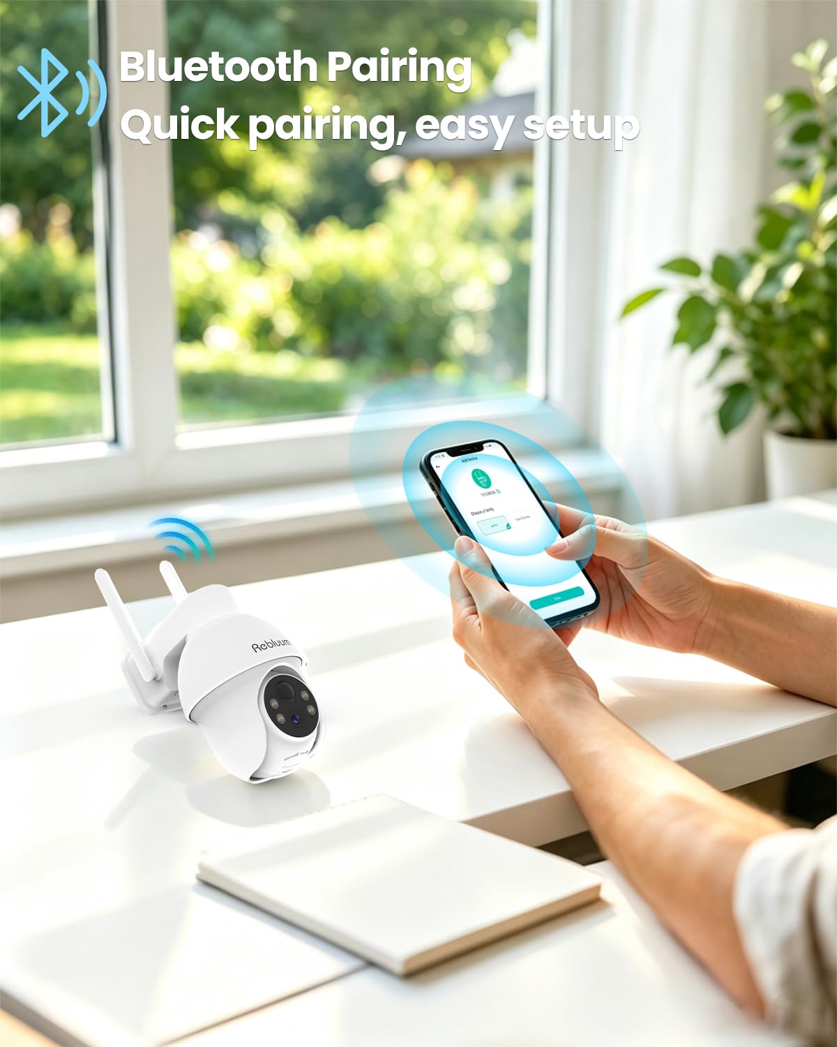 2K Solar Security Camera Outdoor image 7