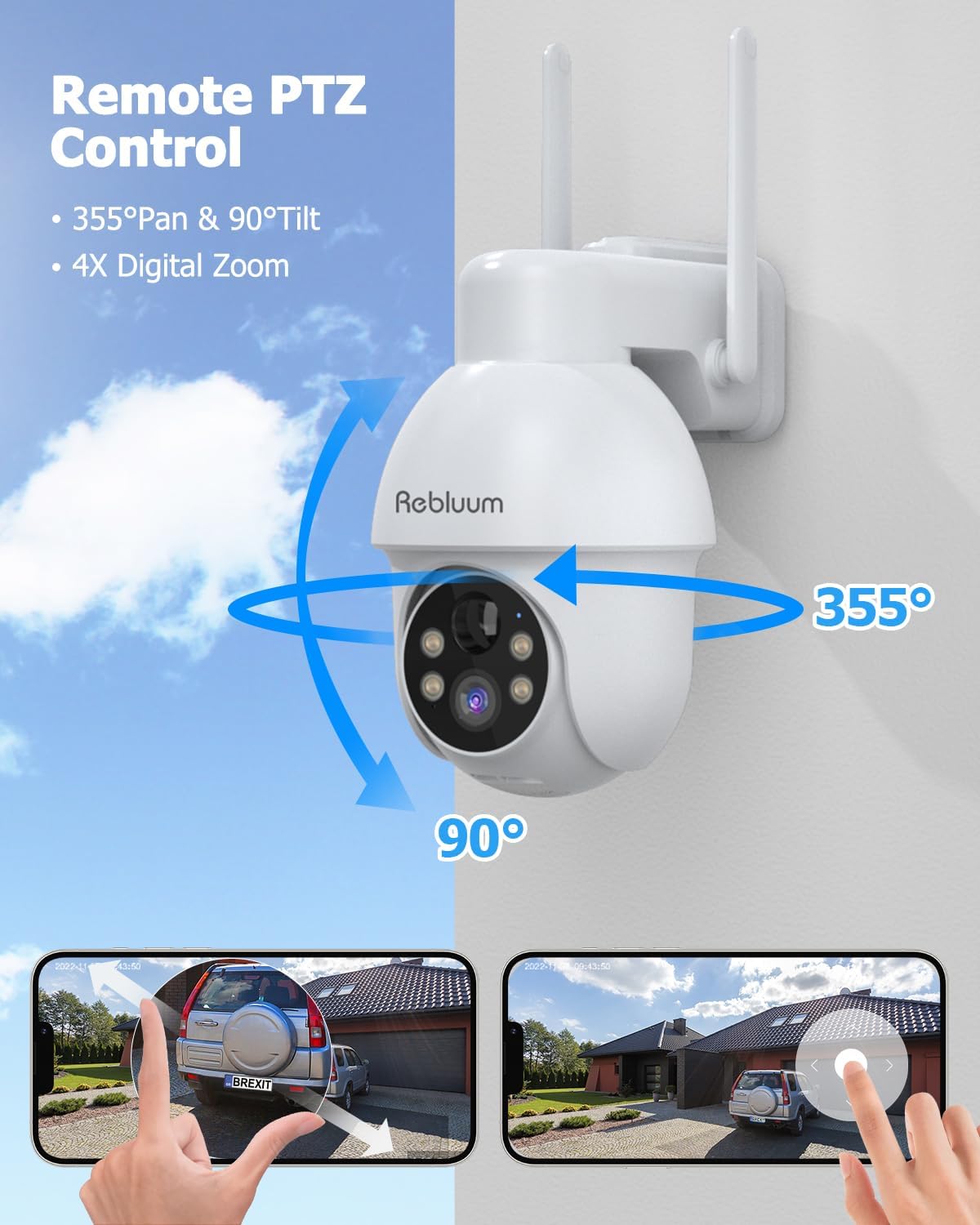 2K Solar Security Camera Outdoor package contents view | Smaronics