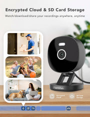 2K Wired Security Camera feature close up view | Smaronics