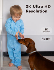 2K Wired Security Camera package contents view | Smaronics